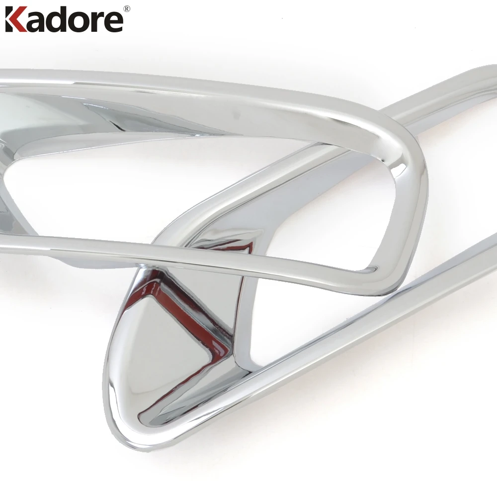 Для Jeep Compass 2011 2012 2013 2015 ABS хром задняя противотуманная фара крышка наклейка