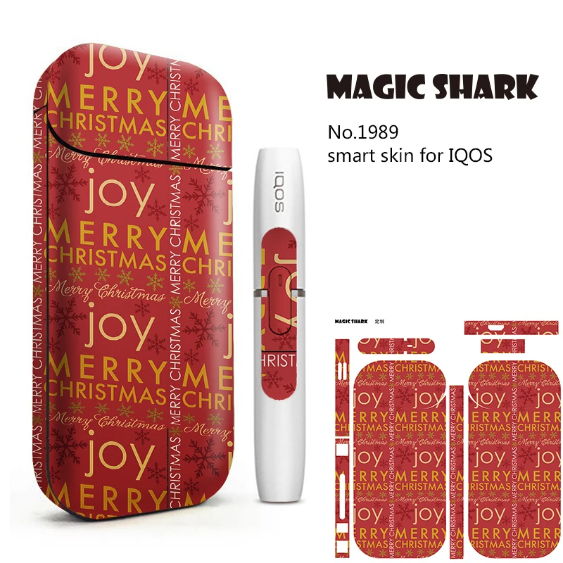Рождественская пленка наклейка на крышку электронной сигареты для IQOS 2 4 Plus 1985-1994 |