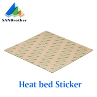 3d printer heat bed sticker magnetic base 165203220235310410mm with 3m adhesive bed tape print build plate tape i3