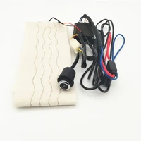 carbon fiber heating pad with 6 gear led switch universal for car steering wheel