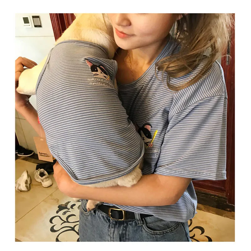 Летняя одежда для собак футболка с французским бульдогом маленьких костюм