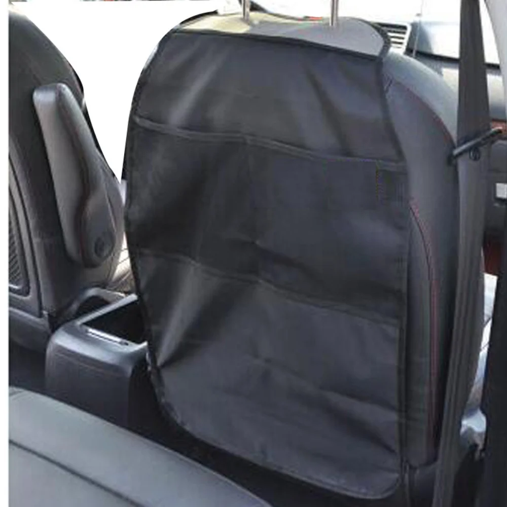 

Car Seat Back Protectors Seat Covers Backseat Organizer Kick Guard Seat Saver (Black)