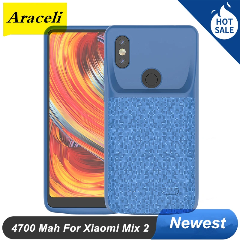 Чехол для зарядного устройства Xiaomi MIX 2 4700 мАч чехол резервного аккумулятора
