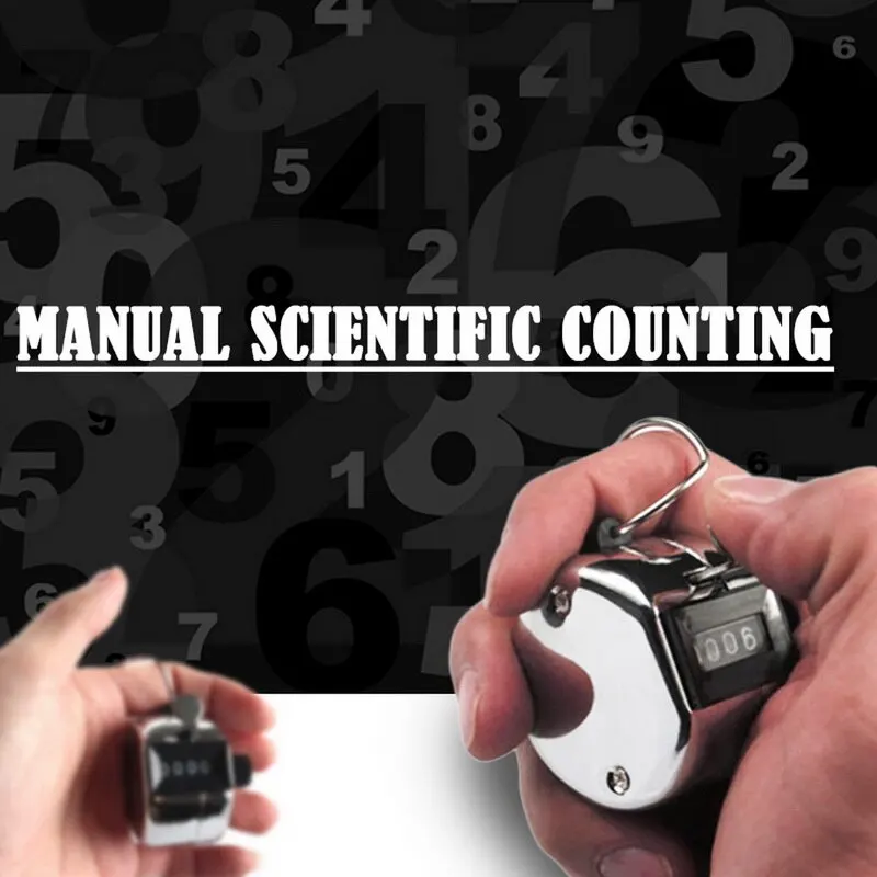 

Mini Golf Hand Held Manual 4 Digit Number Farm Hand Golf Football Counter