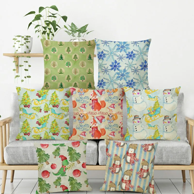 

Декоративные наволочки с принтом животных на заказ, наволочки, подушки для дивана, полиэстер, декоративные наволочки