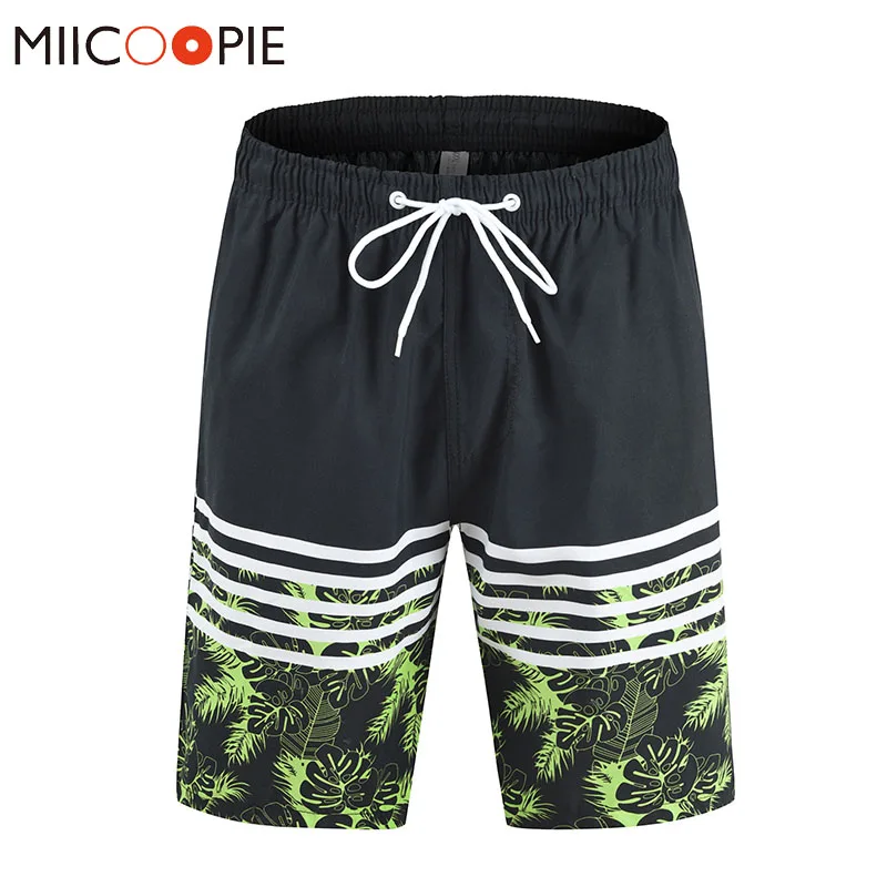 

Шорты мужские пляжные с принтом в полоску, модные летние брендовые для тренировок и фитнеса, серфинга, плавания