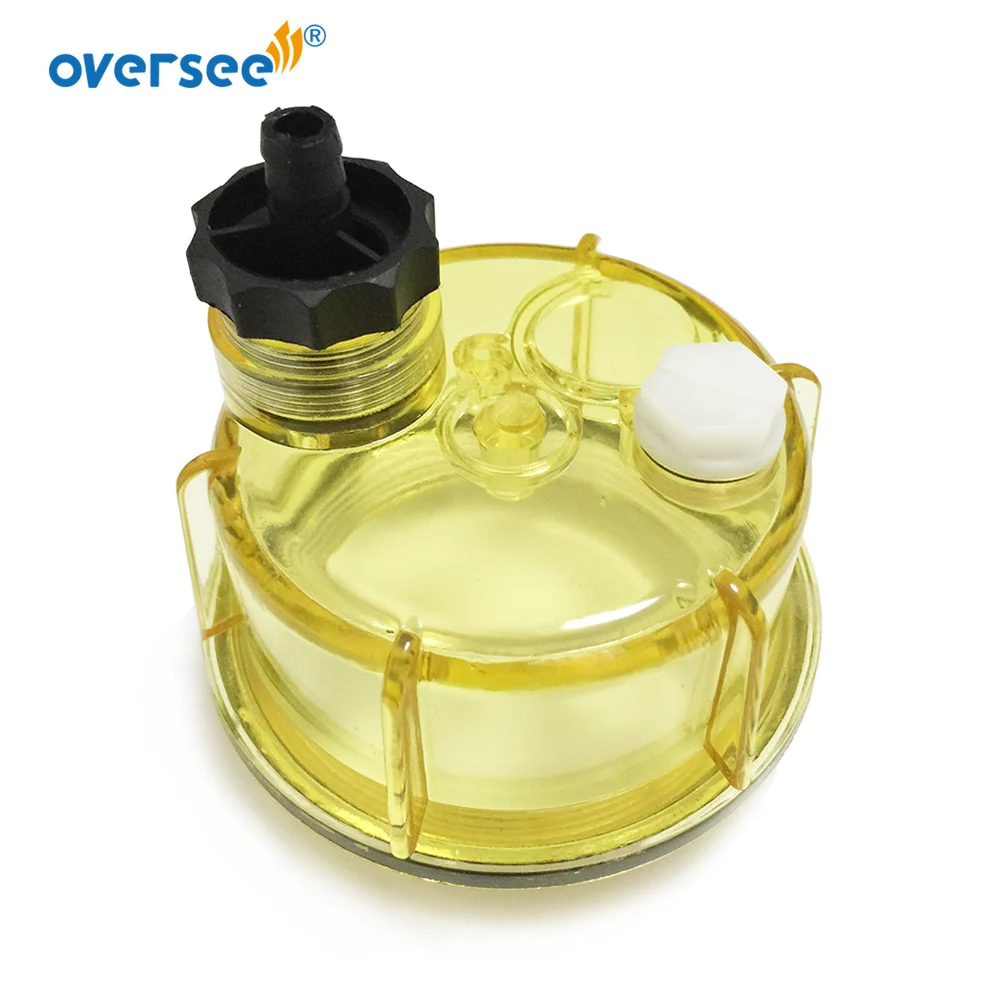 

OVERSEE Bowl Clear Plastic Racor Style same Sierra 18-7922 Fit Johnson Evinrude Outboard