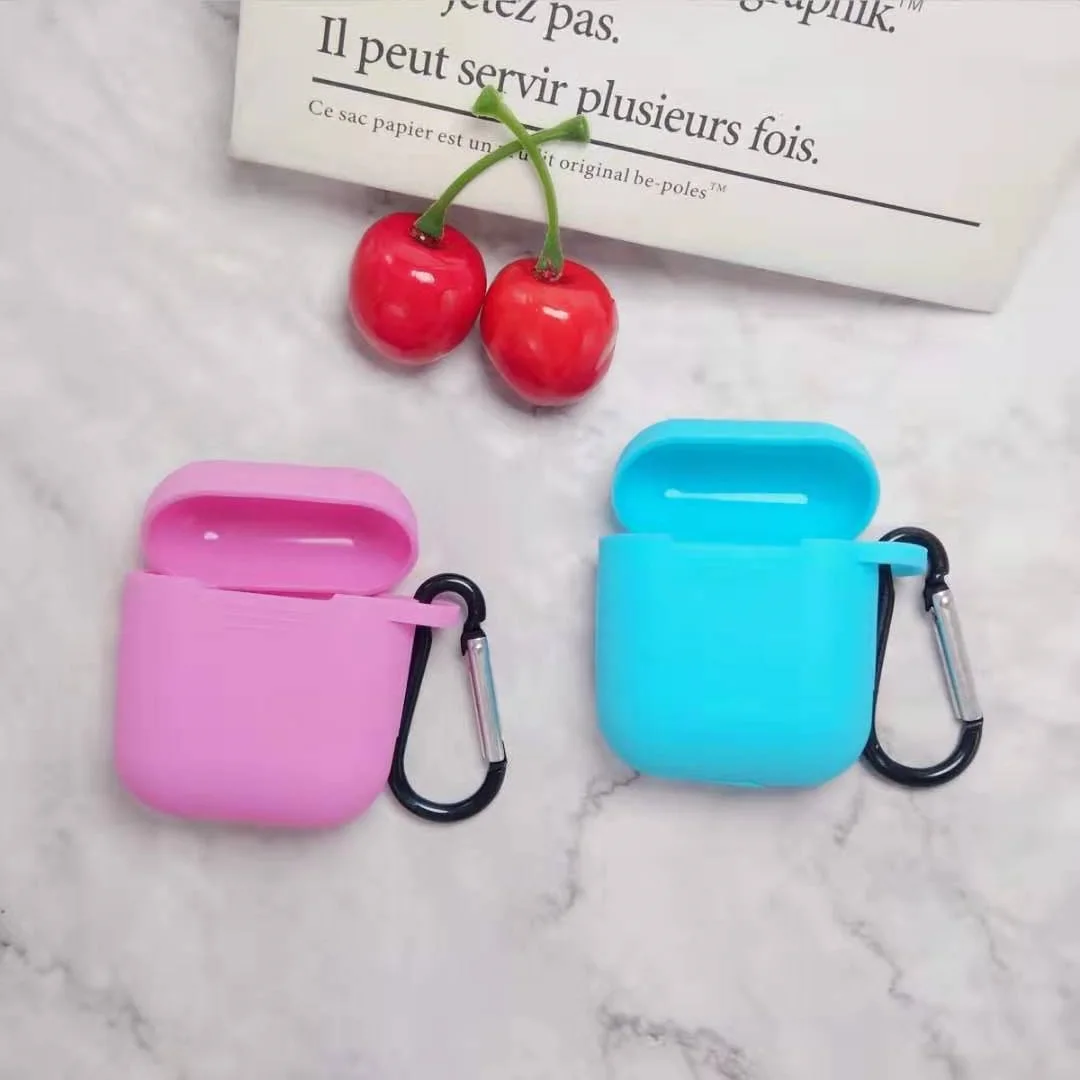Новый силиконовый чехол s для Airpods1 2nd роскошный защитный наушников Apple Airpods 1 &amp 2
