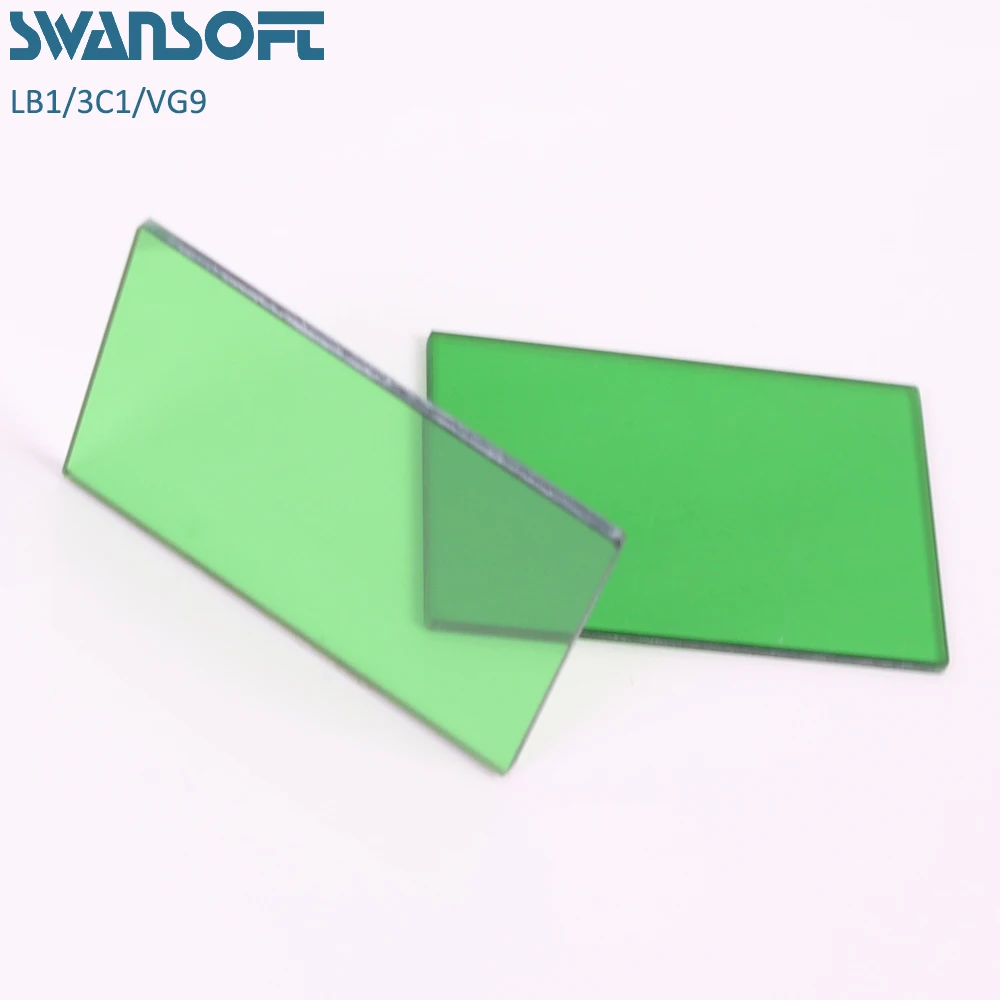 Дешевый оптический зеленый фильтр диск светодиодный свет Оптическое стекло LB19 |