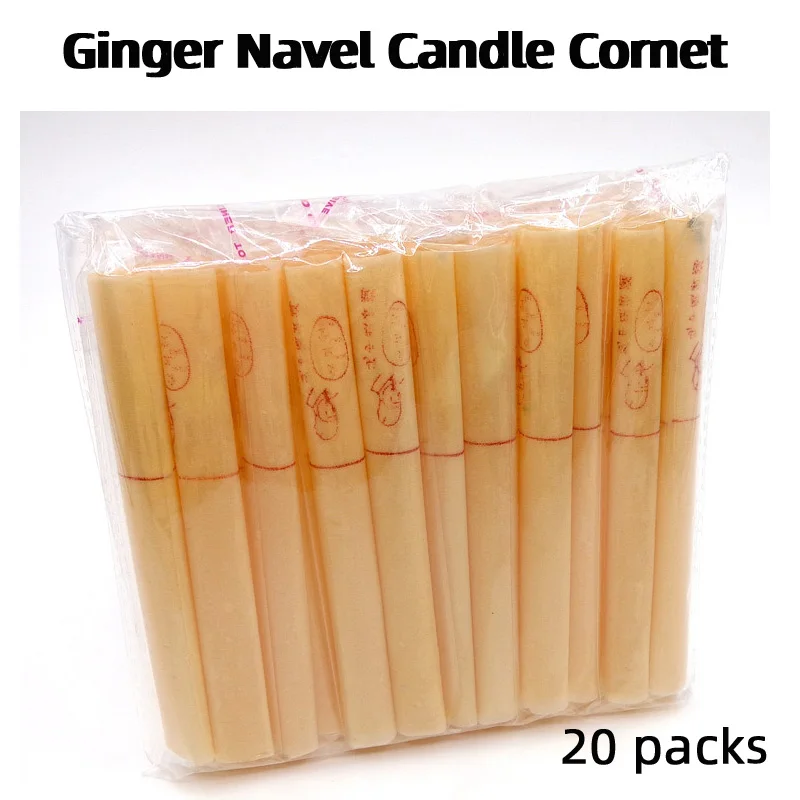 

Длина свечи в пупке, рога изобилия с травяным вкусом имбиря, 20 шт./пакет, чтобы перейти на живот, уход за ветром, осушение, 4 можно выбрать