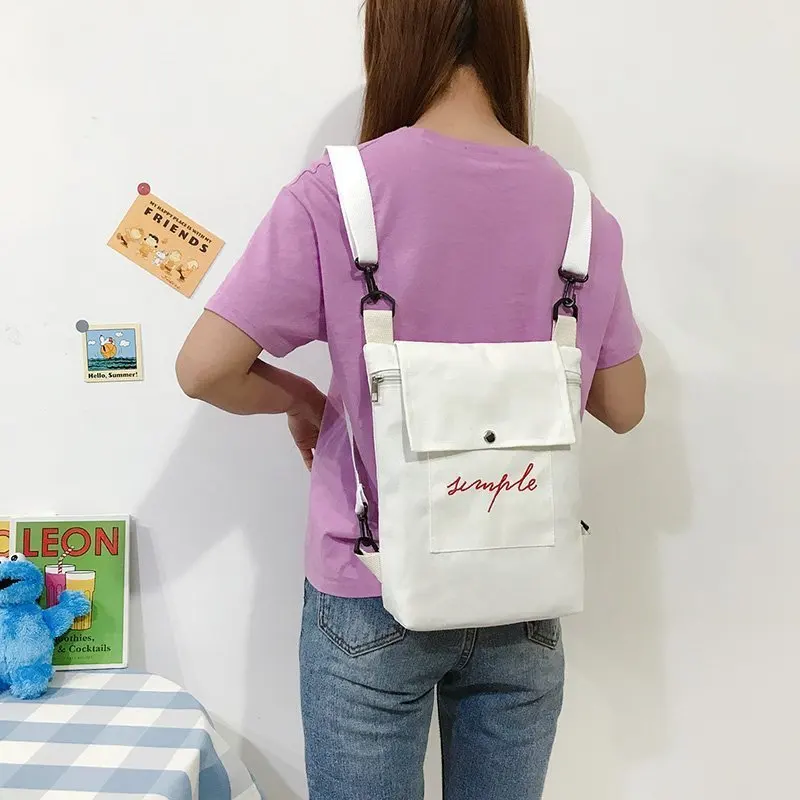 Женская сумка новинка 2020 модная на плечо простой студенческий рюкзак