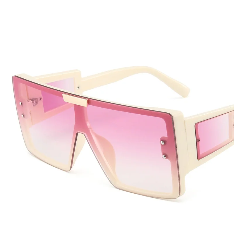 

Fashion Women Square Sunglass Men Sunglasses 2021 Shades One Piece Eyewear Sun Glasses Female UV400 Shades Oculos