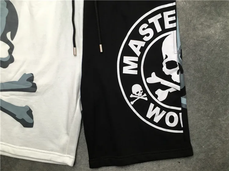 

New Novelty high Men Comfortable Skull Bone MMJ Mastermind Skateboard Street Cotton Casual Shorts Kanye Hip-hop Parkour #L67