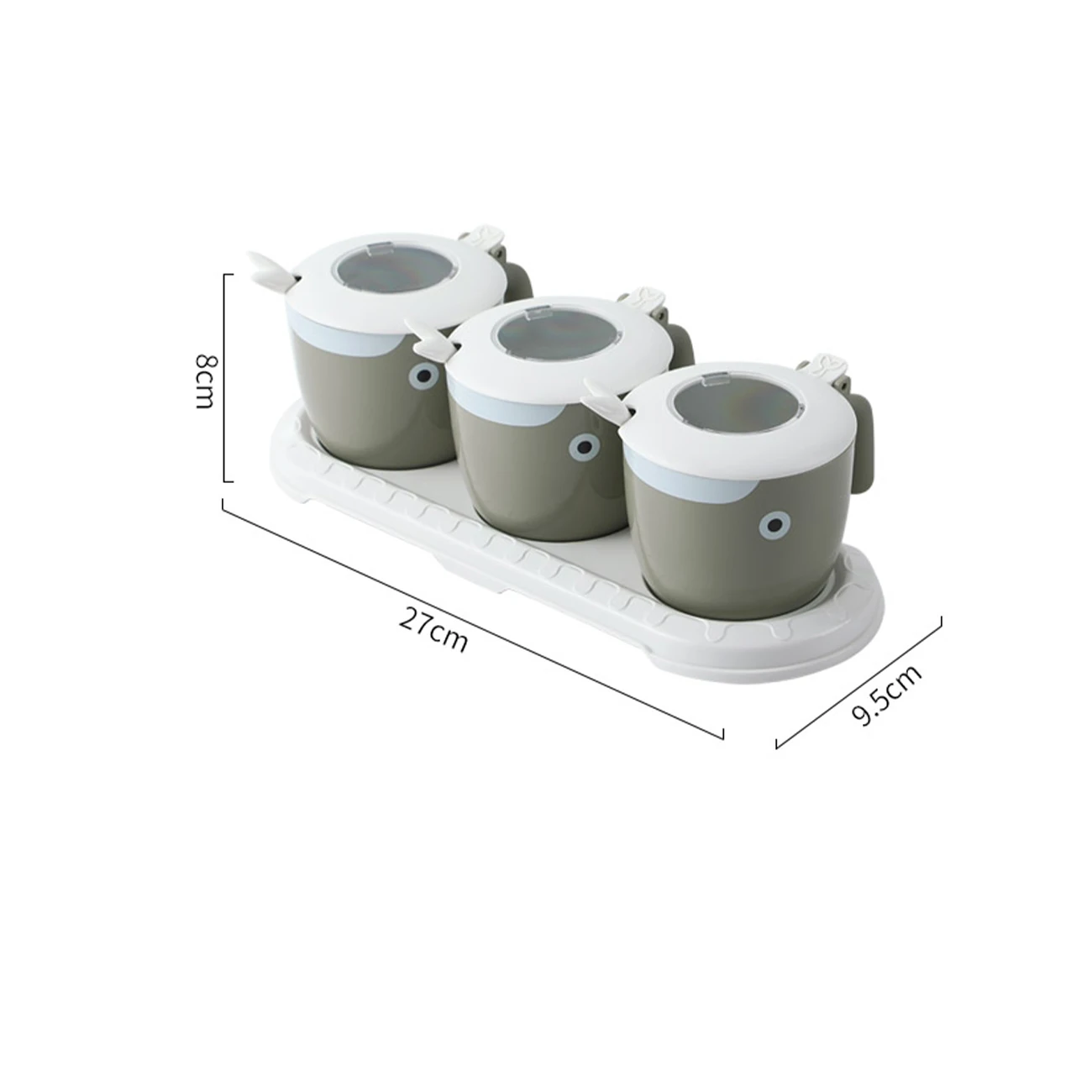 

Seasoning Combination Set Household Multifunctional Kitchen Seasoning Jar Creative Cute Storage Seasoning Box With Lid