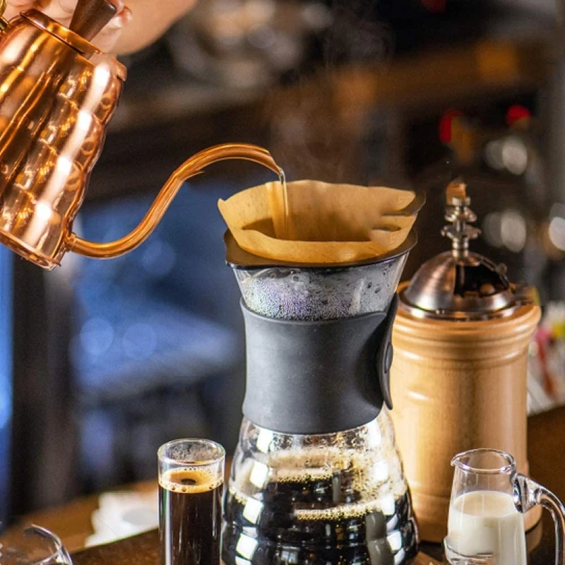 

100Pcs Coffee Filters Disposable Cone Paper Coffee Filter Natural Unbleached Filter 4-6 Cup for Pour Over Coffee Makers