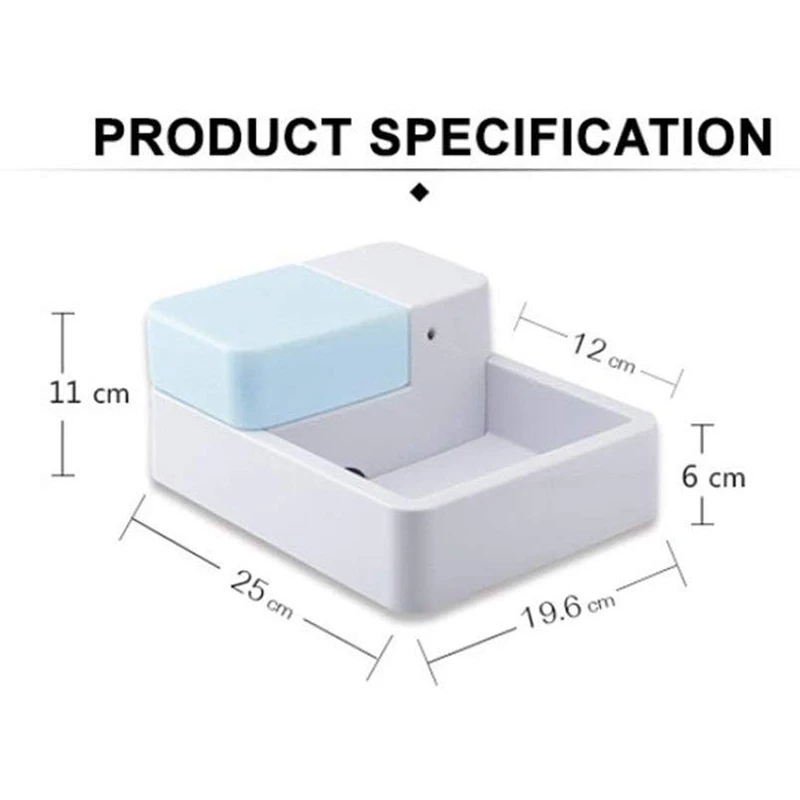 

LED Electric Pet Water Drinking Filter Fountain Bowl Dogs Cats Drinker, 1.8Litre, Automatic Circulation, Carbon Filtered Water,