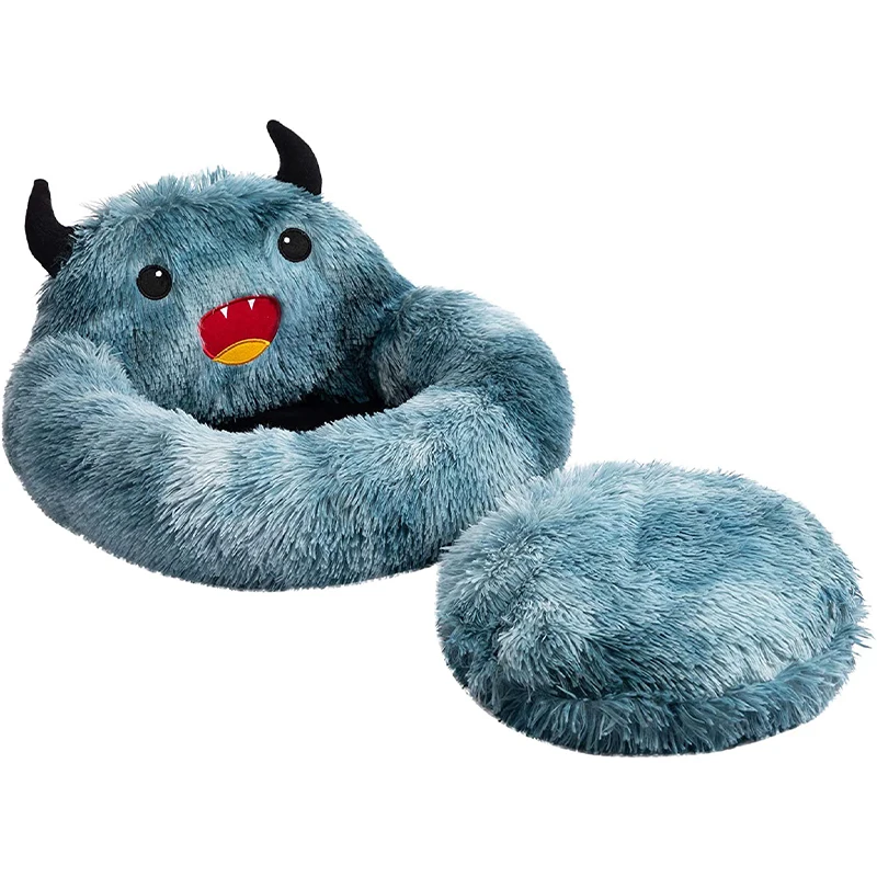 Супермягкая кровать для домашних животных зимний домик собак длинная плюшевая