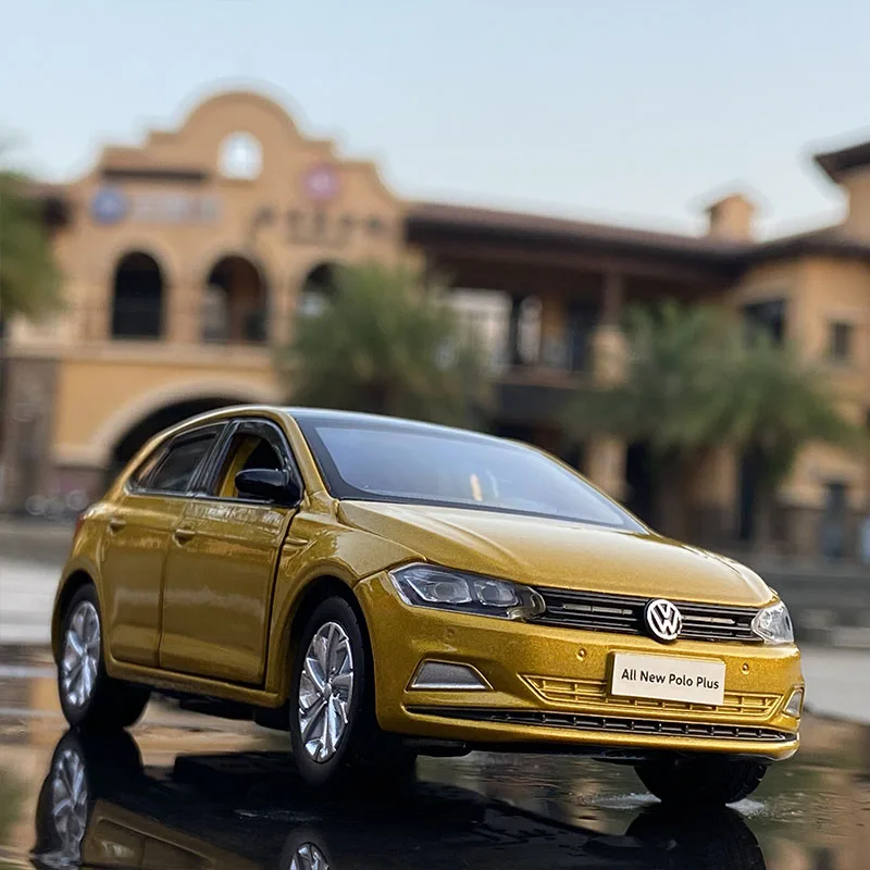 1:32 VW POLO Alloy Car Model Diecasts &amp Toy Vehicles Metal Simulation Miniature Scale Childrens Toys Gift |
