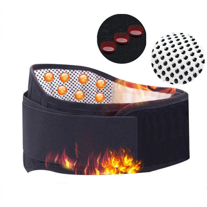 

Tourmaline Self Heating Magnetic Therapy Back Waist Support Belt Adjustable Relief Lumbar Pain Brace Massage & Health Care Belt