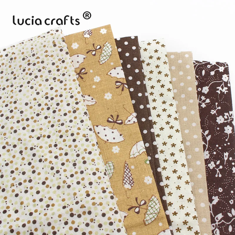 Lucia crafts 50*50 см хлопчатобумажные ткани с принтом стеганые для лоскутного шитья