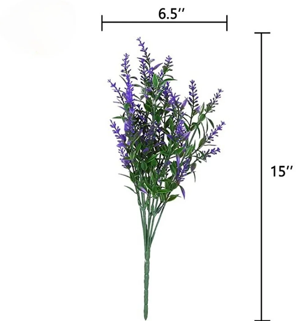 Искусственный цветок пластиковая Лаванда искусственное растение свадебное