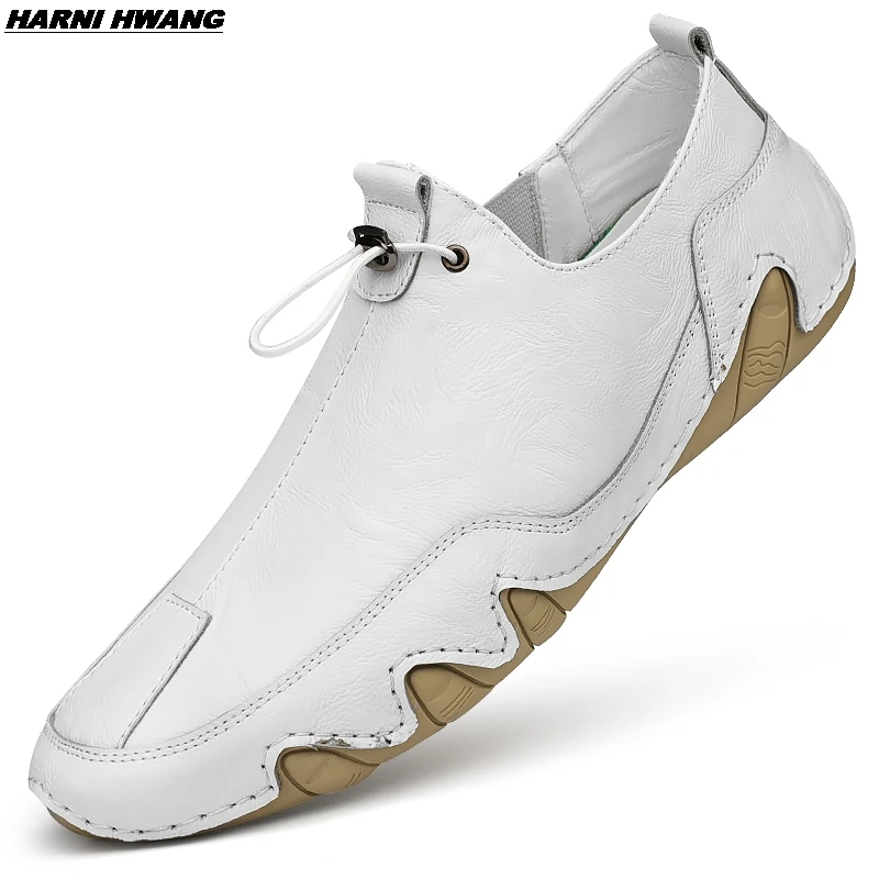 

Leather fashion men's shoes comfortable non-slip men's sports shoes wear-resistant handmade men's casual shoes plus size 38-46