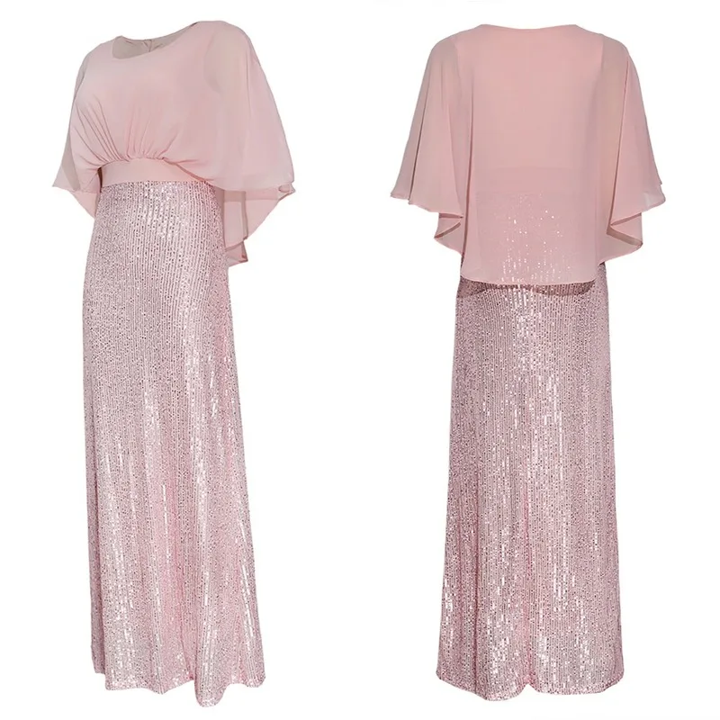 Африканские платья для женщин эластичное Африканское платье с блестками