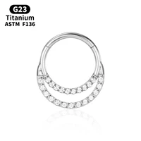 g23 titanium metal nose ring perforated ring nasal septum hoop gold nipple for diaphragm ladies earrings lips labre body jewelry