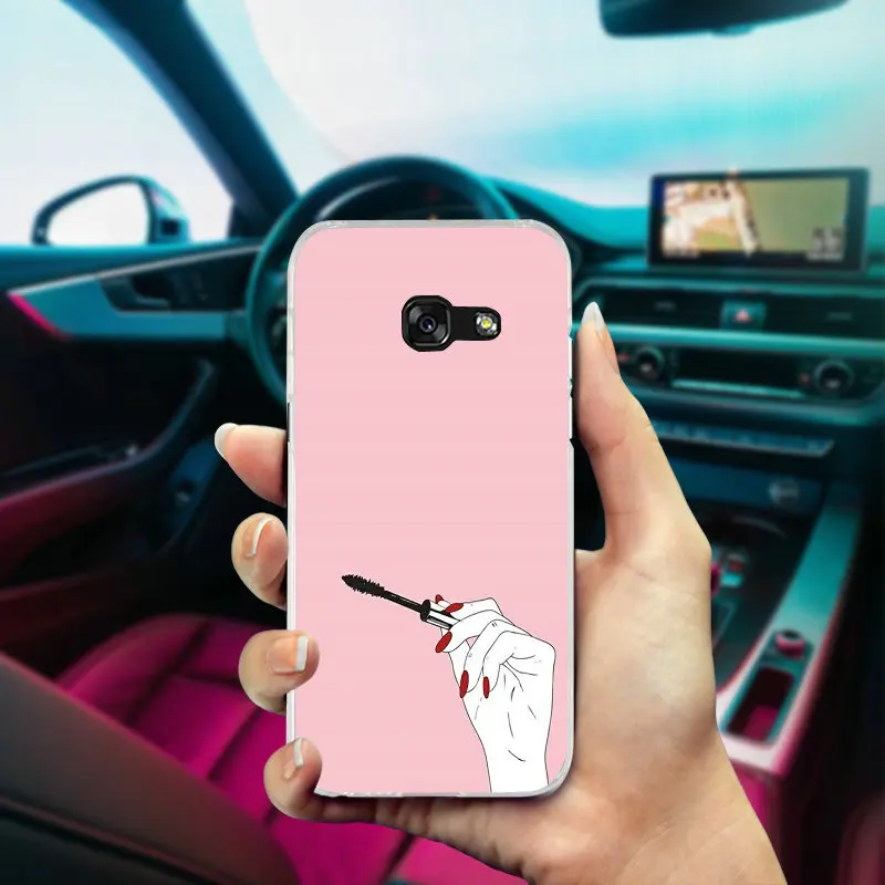 Мягкие силиконовые прозрачные чехлы из ТПУ мобильный телефон для Samsung Galaxy A3 A5 A7 J1