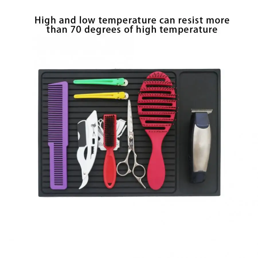 Hairdressing Supplies PU Silicone Gel Non-Slip Pad Cushion Hairdresser Electric Hair Cutter Clipper Tools Cushion Barber Shop