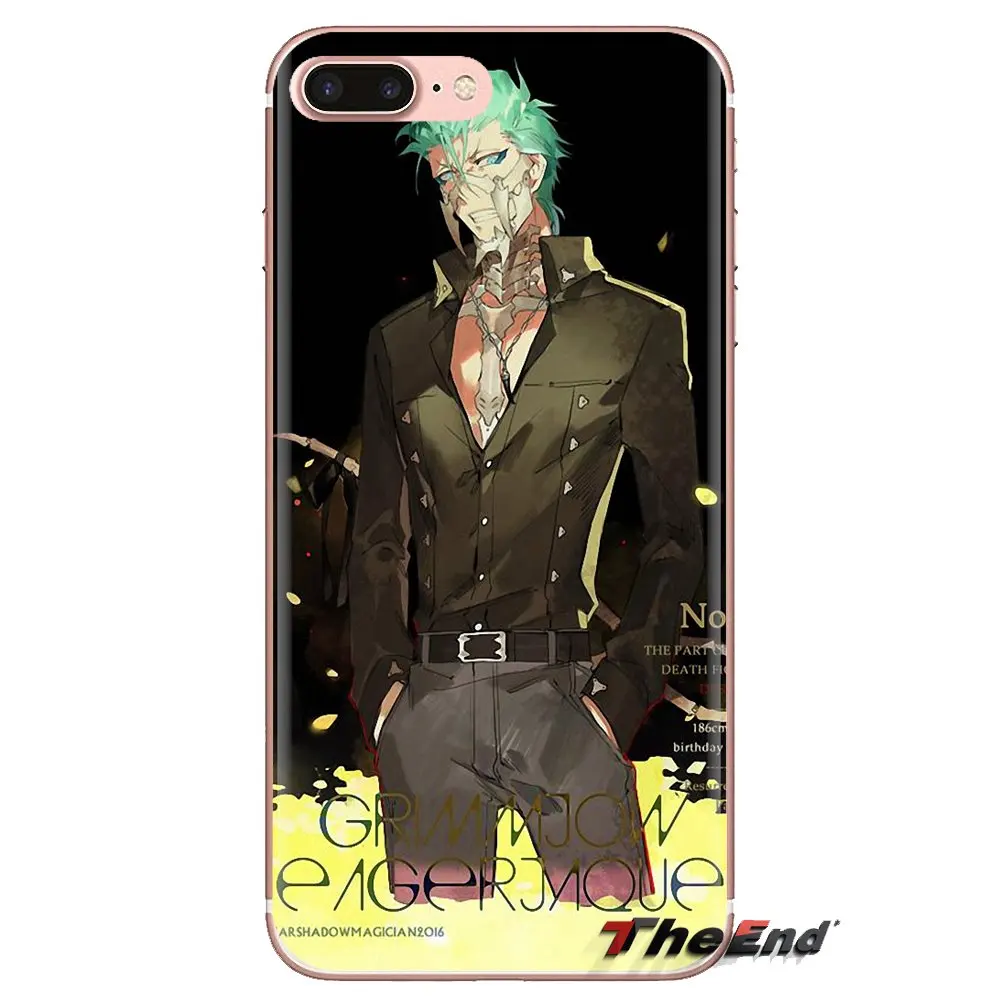 Для huawei Коврики Honor 4C 5C 5X6X7 7A 7C 8 9 10 8C 8X20 Lite рro Bleach Grimmjow Jeagerjaques прозрачный мягкий