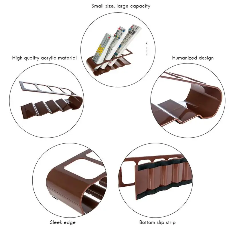 remote control holder 4 frame tvdvdvcr organizer mobile phone storage stand home office case desktop bracket free global shipping