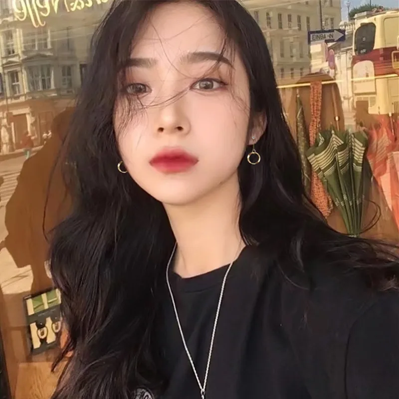 Женский простой кулон с кристаллом геометрической формы элегантные серьги из