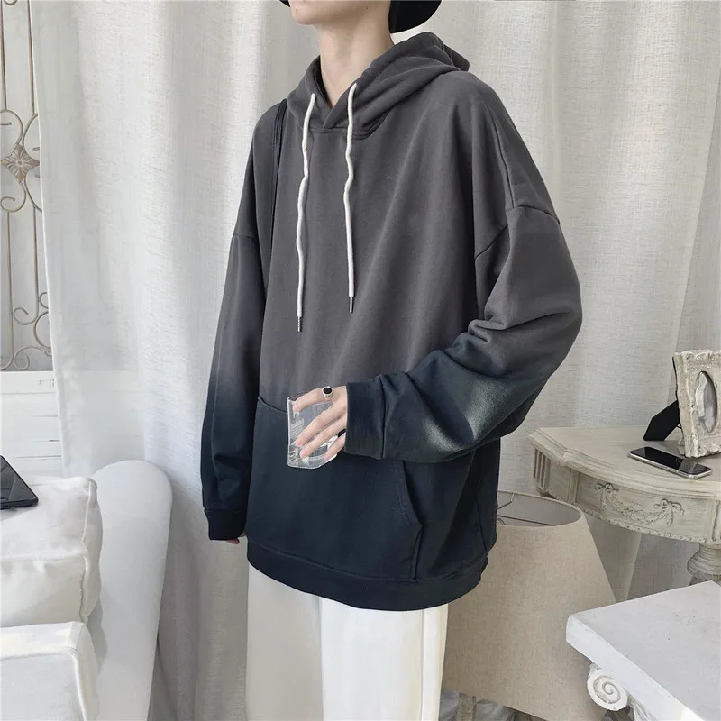 Liketkit мужские Новые повседневные толстовки 2019 одноцветные Большие размеры