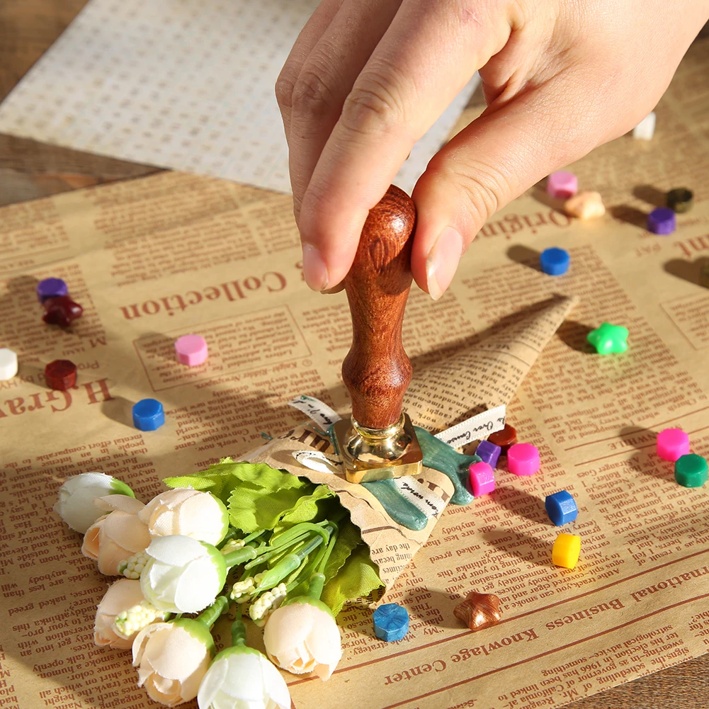 

Scrapbooking Album Metal Seal Stamp Wax Melting Scoop Vintage Sealing Wax Spoon Vintage Craft Decor Card Making Tools