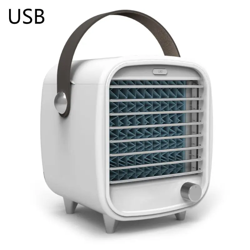 

Mini USB Personal Space Air Cooler, Humidifier, Purifier, Desktop Cooling Fan K1AD