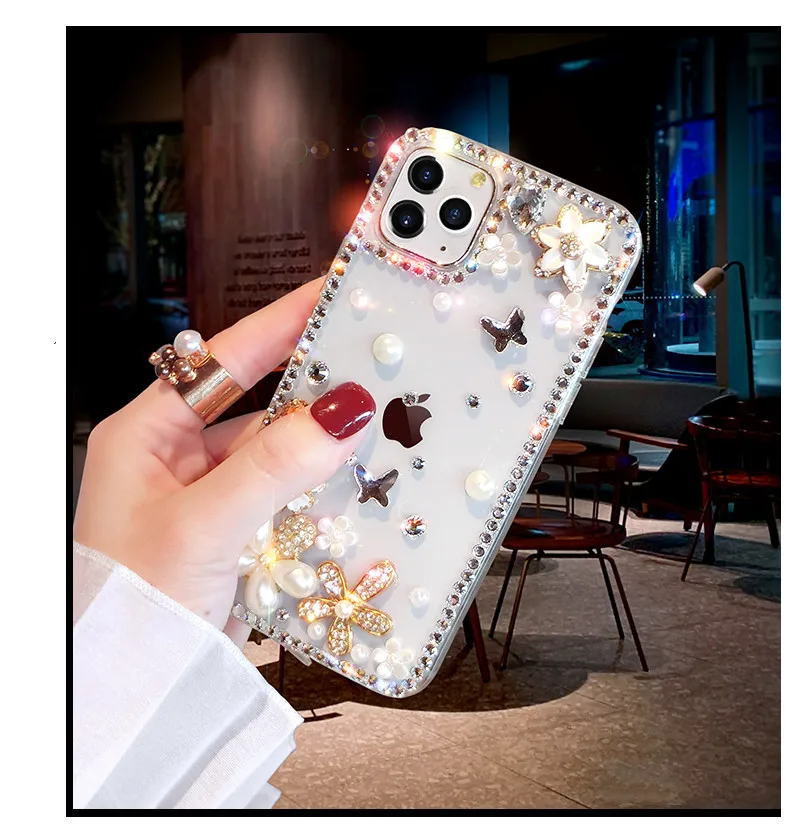Rhinestone Diamond Bling Perfume Bottle Phone Case For Huawei P8 P9 P10 P20 P30 P40 Pro Lite Mate 10 20 30 Luxury Cover | Мобильные
