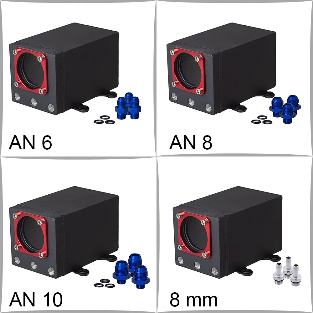 Внешний топливный бак 044 60 мм алюминиевый маслоуловитель из черной заготовки