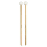 1 pair felt mallets drumsticks drum sticks with wood handle for percussion instrument accessaries