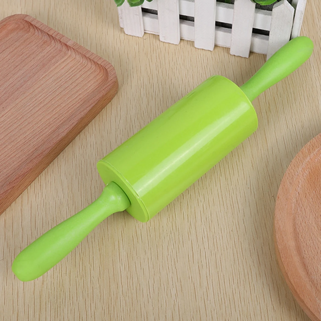 

Non-Stick Silicone Rolling Pin Wooden Handle Pastry Dough Flour Roller Kitchen Cooking Baking Tool For Pasta Cookie Dough