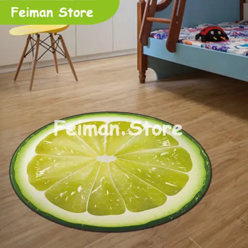 UK коврик Детские сидя ковры 3D принт круглый для двери в спальню на кухню из