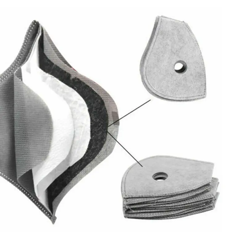 2020 твердый унисекс лицевой щит 5 слойный фильтр Защитная маска остроумный