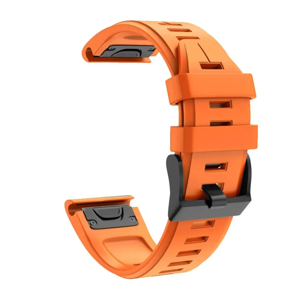 Orange Силиконовый ремешок на запястье для мужчин, Т-образный ремешок для Garmin Forerunner 945, Смарт-часы, спортивные роскошные часы, браслет для женщин и мужчин 19Jun21 - Цвет: Orange