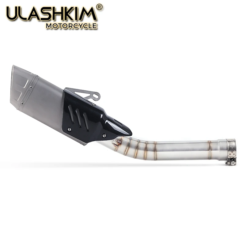 Глушитель выхлопной трубы мотоцикла средний передний Lik Slip On для Yamaha YZF 600 YZF-R6 R6 1998