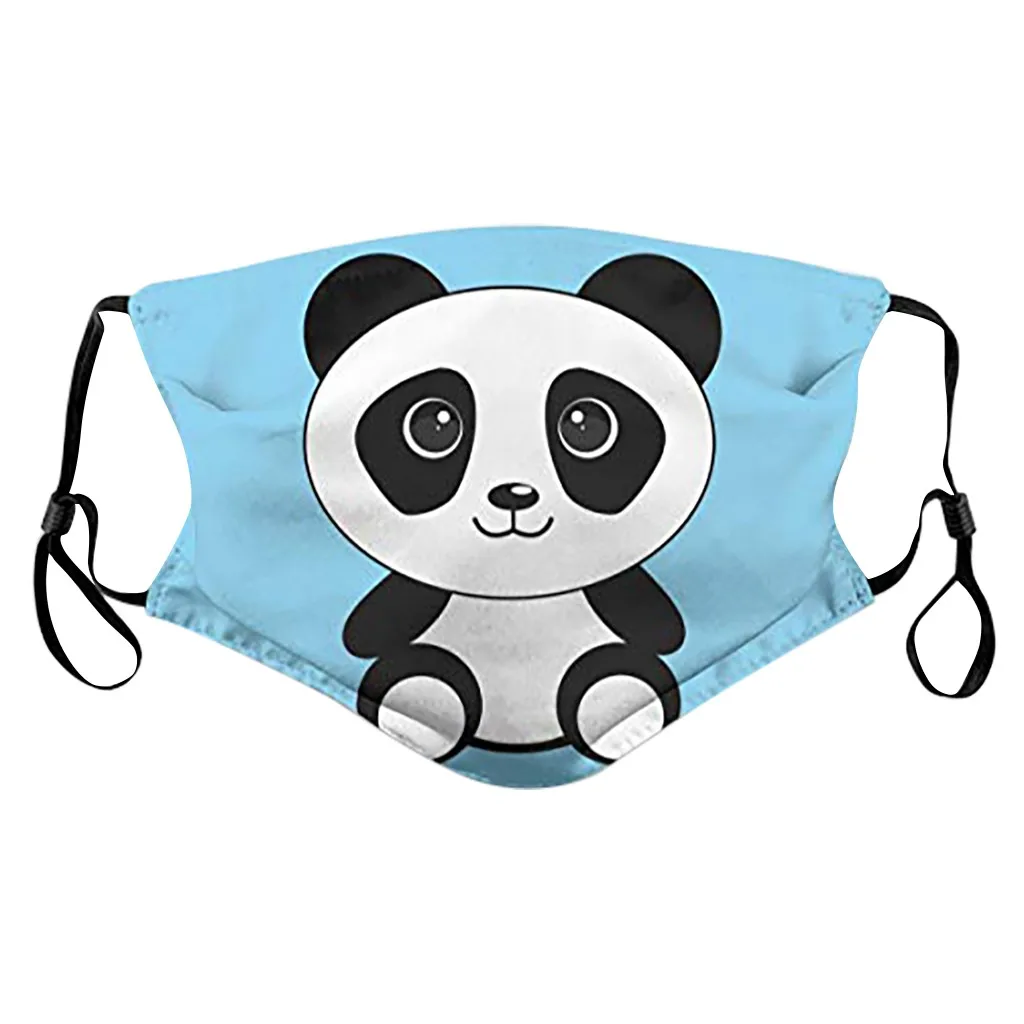 1 шт. маска для рта с фильтрами изображением кота взрослых мужчин и женщин в