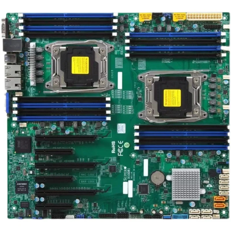 

Серверная материнская плата X10dri C612 чип поддерживает 2600v3v4 DDR4 X99 двухканальная рабочая станция
