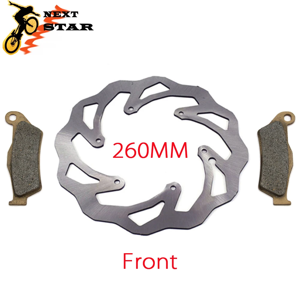 220MM 260MM Motorcycle Front Rear Brake Discs Rotors Pads For KTM EXC SX SXF XC XCF XCW XCFW 125 150 250 300 350 450 530 | Автомобили и