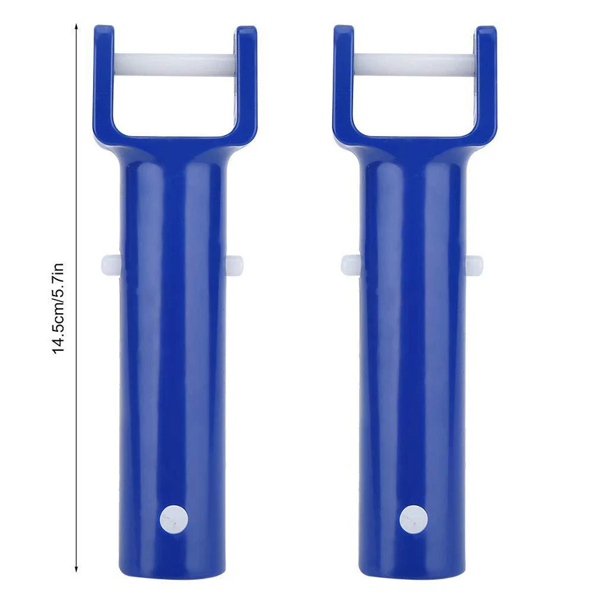 Swimming Pool Spa Vacuum Head Handle Replacement with V-Clip &amp Pin Blue Pole Connector Supplies | Инструменты