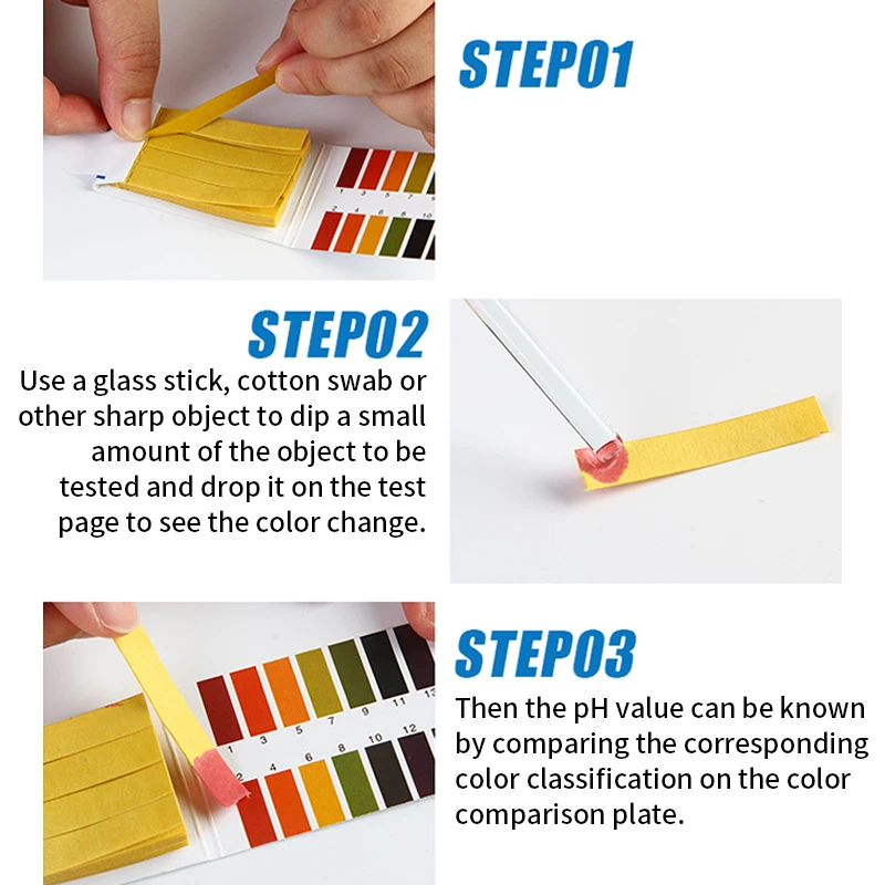 80 полосок/упаковка прецизионных тест-полосок PH полный метр контроллер 1-14st