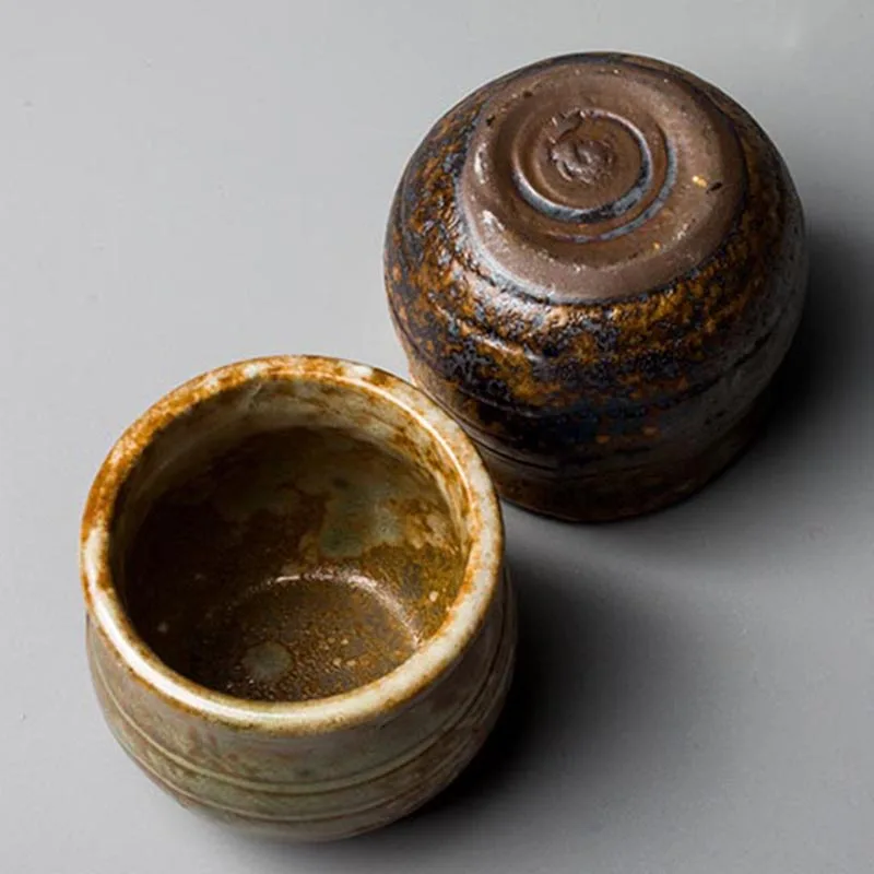 Грубая керамическая чашка для чая ручной работы 40 мл | Дом и сад
